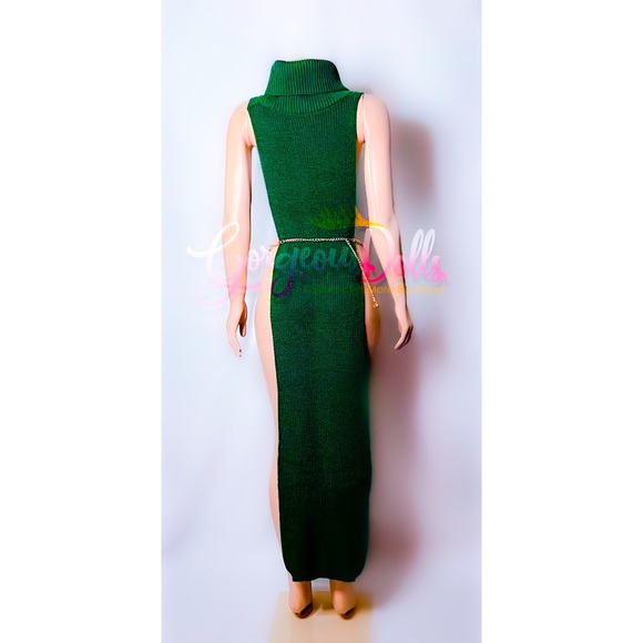 Gorgeous Dolls Mock Neck Slip Long Top - Picture 3 of 3